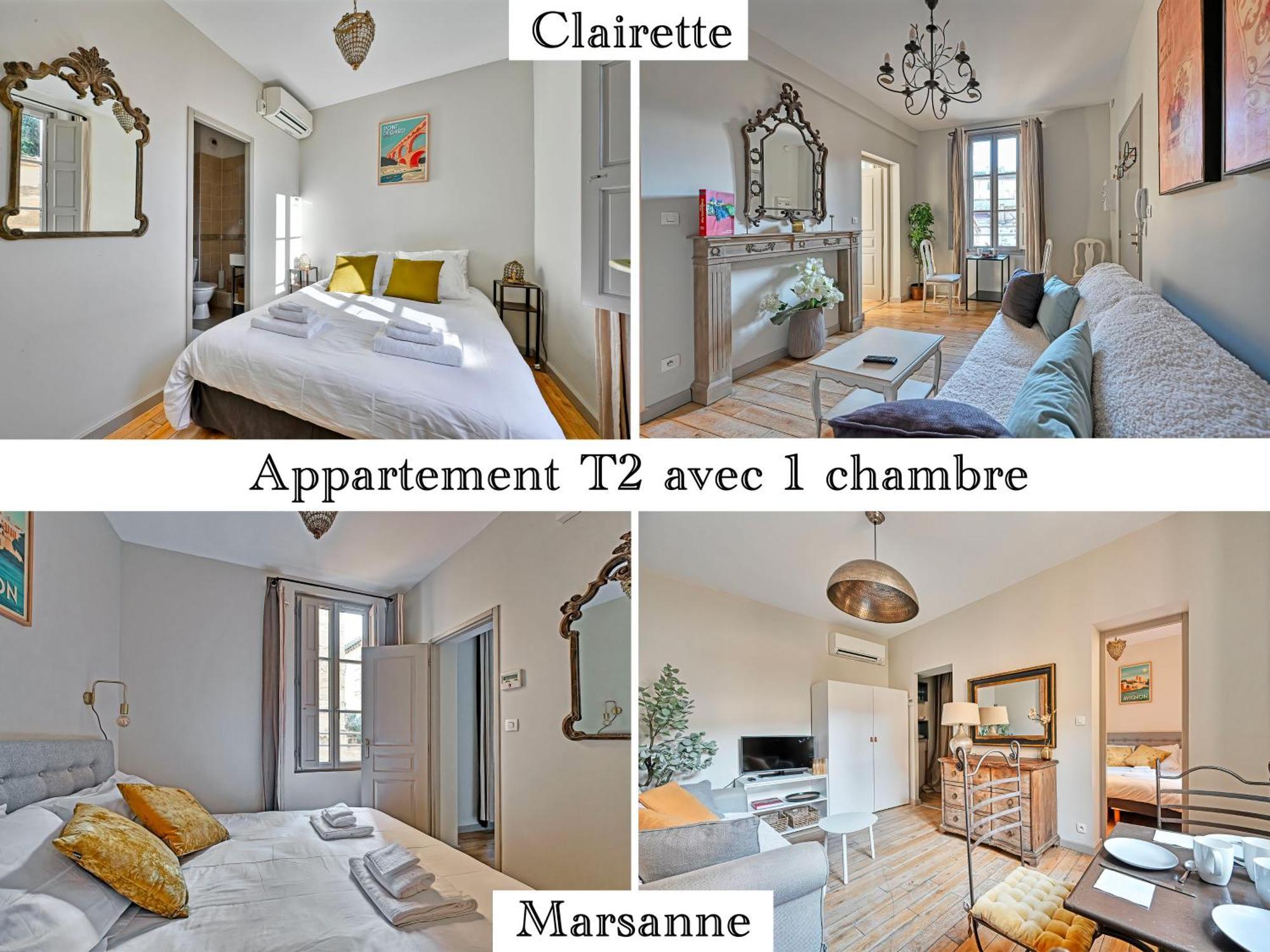אביניון Au Coeur Des Papes, Dans Batisse De Charme Studios & Appartements En Coeur De Ville מראה חיצוני תמונה